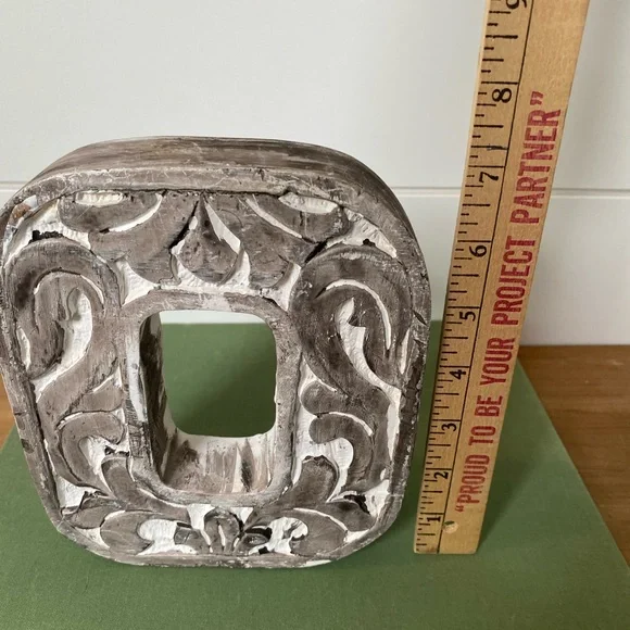 Romantic French Country Châteaucore Decor Bundle 4pc Ceramic Wood Wicker Resin - Picture 7 of 15